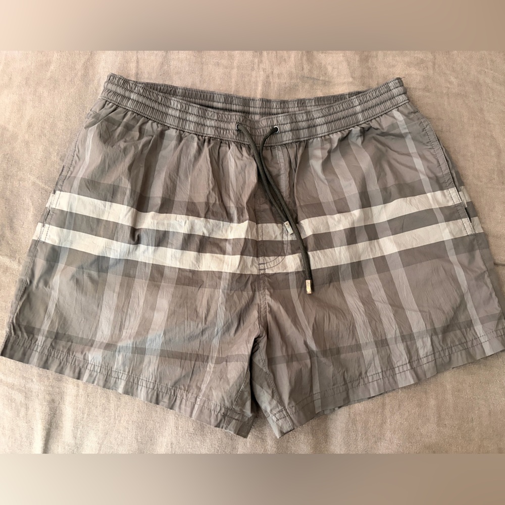Men’s Burberry swim trunks